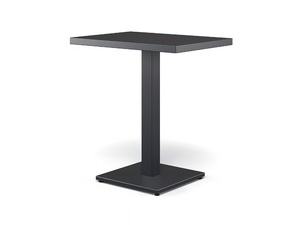 ROUND - Rectangular steel garden table - Table by Emu