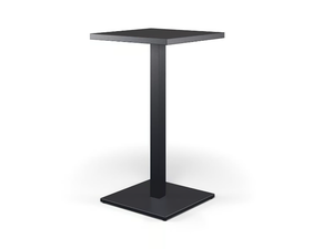 ROUND - Square steel high table - Table by Emu