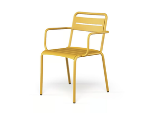 STAR - Aluminium garden chair with armrests - Chair by Emu