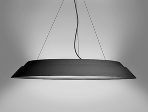LUNA NUOVA - LED acoustic aluminium pendant lamp - Ceiling lamp by ENGI