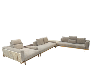 ATLANTIDE - Sectional fabric sofa - Sofa by ENNE