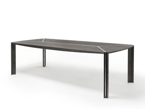 FOIL - Rectangular wooden dining table - Table by ENNE