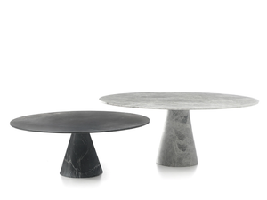 IDEE - Round marble coffee table - Coffee table by ENNE