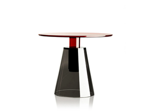 ILIA - Round glass coffee table - Coffee table by ENNE