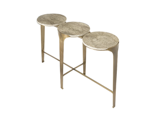 OCEAN - Travertine console table - Console by ENNE