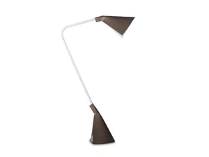 DUFFY - LED tanned leather floor lamp - Floor lamp by ENRICO PELLIZZONI