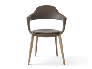 FRENCHKISS - Leather chair - Chair by ENRICO PELLIZZONI