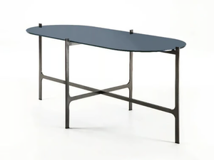 SYDNEY - Tanned leather console table - Console by ENRICO PELLIZZONI