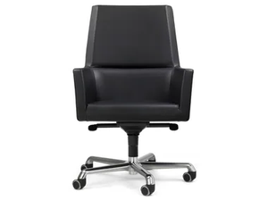 WEB - Swivel tanned leather executive chair - Office Chair by ENRICO PELLIZZONI