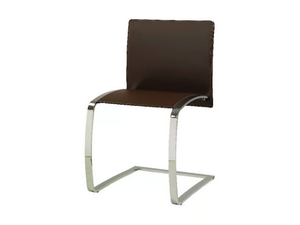 ZEN - Cantilever tanned leather chair - Chair by ENRICO PELLIZZONI