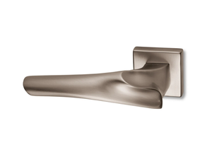 ANATOMICA SQ - Door handle on rose - Finishes accessories by Ento