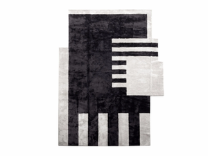 OP-ART - Rectangular silk rug - Rug by ERBA ITALIA