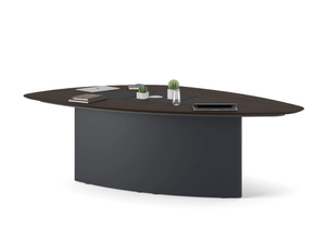 ARBOR - Triangular wood veneer meeting table - Table by Ersa