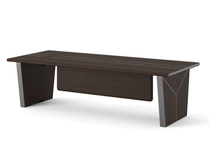 FLUX - Rectangular wooden executive desk with drawers - Desk by Ersa