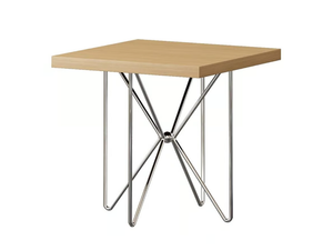 KILIG - Square laminate coffee table and metal base - Coffee table by Ersa
