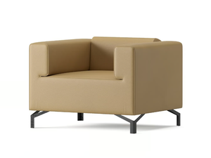 NEO - Leather armchair with armrests - Armchair by Ersa