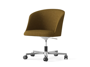 PREMIER - Height-adjustable fabric office chair with armrests with 5-Spoke base - Chair by Ersa