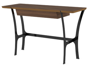 RAVEL - Rectangular wood veneer console table with drawers - Console by Ersa