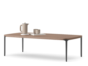 TERRA - Rectangular wood veneer coffee table - Coffee table by Ersa