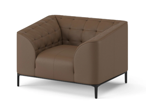 TERRA - Tufted armchair with armrests - Armchair by Ersa