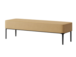 TERRA - Upholstered leather bench - Bench by Ersa