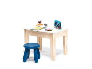SQUARE TABLE - Square birch Kids table - Table by Esposit