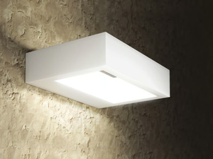 FRAME SQUARE - LED plaster wall lamp - Wall lamp by Essenzialed