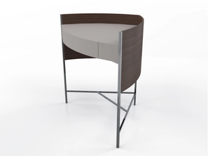 BLOOM - Eco-leather secretary desk PC with flap doors - Desk by ESTEL GROUP