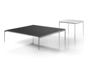 DARWIN - Square etched glass coffee table - Coffee table by ESTEL GROUP