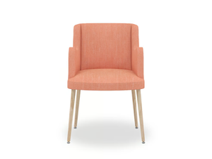 EMBRASSE ELLE - Upholstered fabric chair with armrests - Chair by ESTEL GROUP