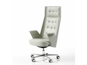 EMBRASSE - High-back leather executive chair - Office Chair by ESTEL GROUP