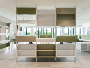 FIX VELA - Metal office shelving / office screen - Cabinet by ESTEL GROUP