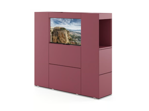 ISOLA LOUNGE - Tall media cabinet - Cabinet by ESTEL GROUP