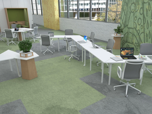 NOMADI - Meeting table / office desk - Desk by ESTEL GROUP