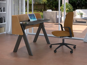 SQUID - Rectangular metal writing desk - Desk by ESTEL GROUP
