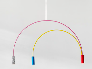 VOLTA X MEMPHIS - LED aluminium pendant lamp - Ceiling lamp by Estiluz
