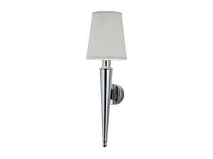 GEMMA - LED fabric and brass wall lamp - Wall lamp by Estro