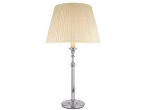 NUGURIA - LED brass and fabric table lamp - Table lamp by Estro