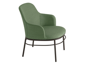 AGAMI 1155 - Upholstered fabric armchair with armrests - Armchair by Et al.