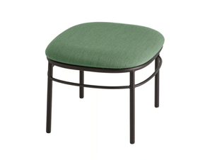 AGAMI 1158 - Upholstered fabric footstool - Pouf by Et al.