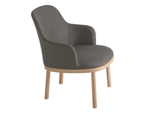 AGAMI 1165 - Upholstered fabric armchair with armrests - Armchair by Et al.