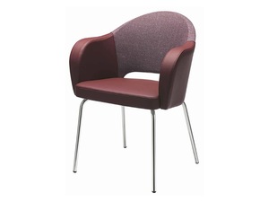 AGATHA 047 - Upholstered easy chair with armrests - Armchair by Et al.