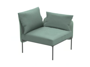 BLOOM 1202 DX/SX - Corner modular fabric armchair - Armchair by Et al.