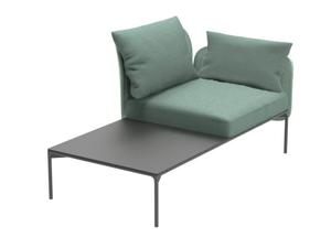 BLOOM 1214 DX/SX - Upholstered modular fabric bench - Bench by Et al.