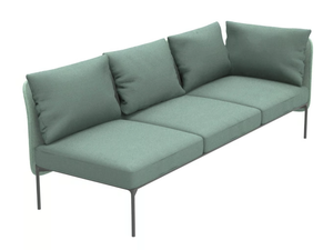 BLOOM 1220 DX/SX - Modular 3 seater fabric sofa - Sofa by Et al.