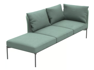 BLOOM 1222 DX/SX - Modular 3 seater fabric sofa - Sofa by Et al.