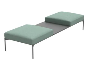 BLOOM 1225 - Upholstered modular fabric bench - Bench by Et al.