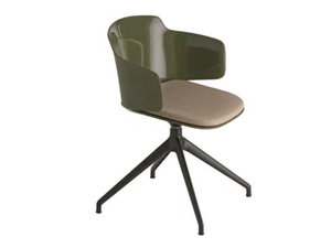 CLASSY 1087N - Swivel polypropylene chair with armrests - Chair by Et al.