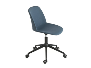 CLASSY 1088M - Swivel fabric chair with castors with 5-spoke base - Chair by Et al.