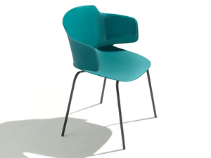 CLASSY 1091 - Stackable polypropylene chair with armrests - Chair by Et al.
